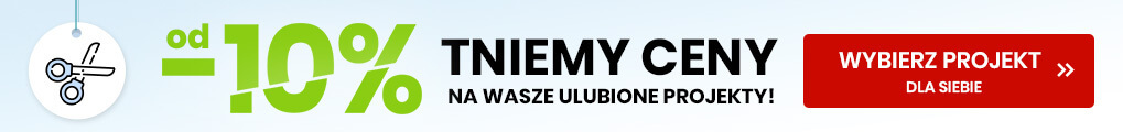 Minimum 10% rabatu na wybrane projekty domów
